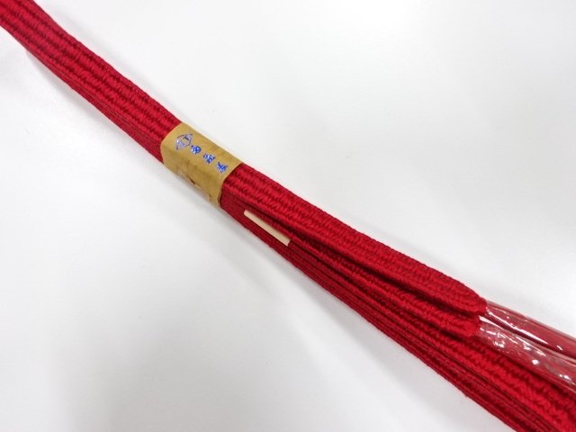 未使用品　正絹　手組帯締め